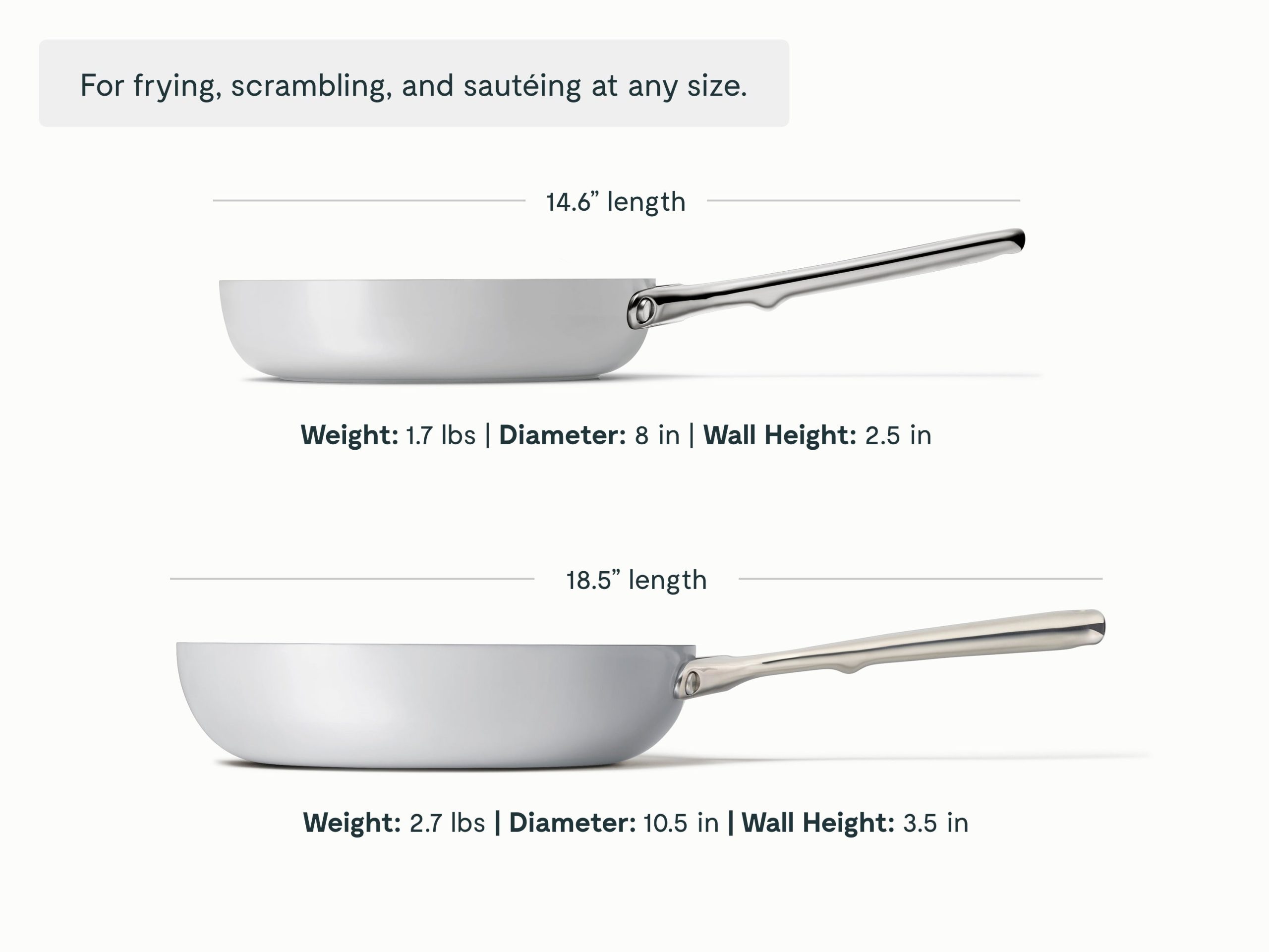 Fry Pan Trio with Glass Lids - Image 12