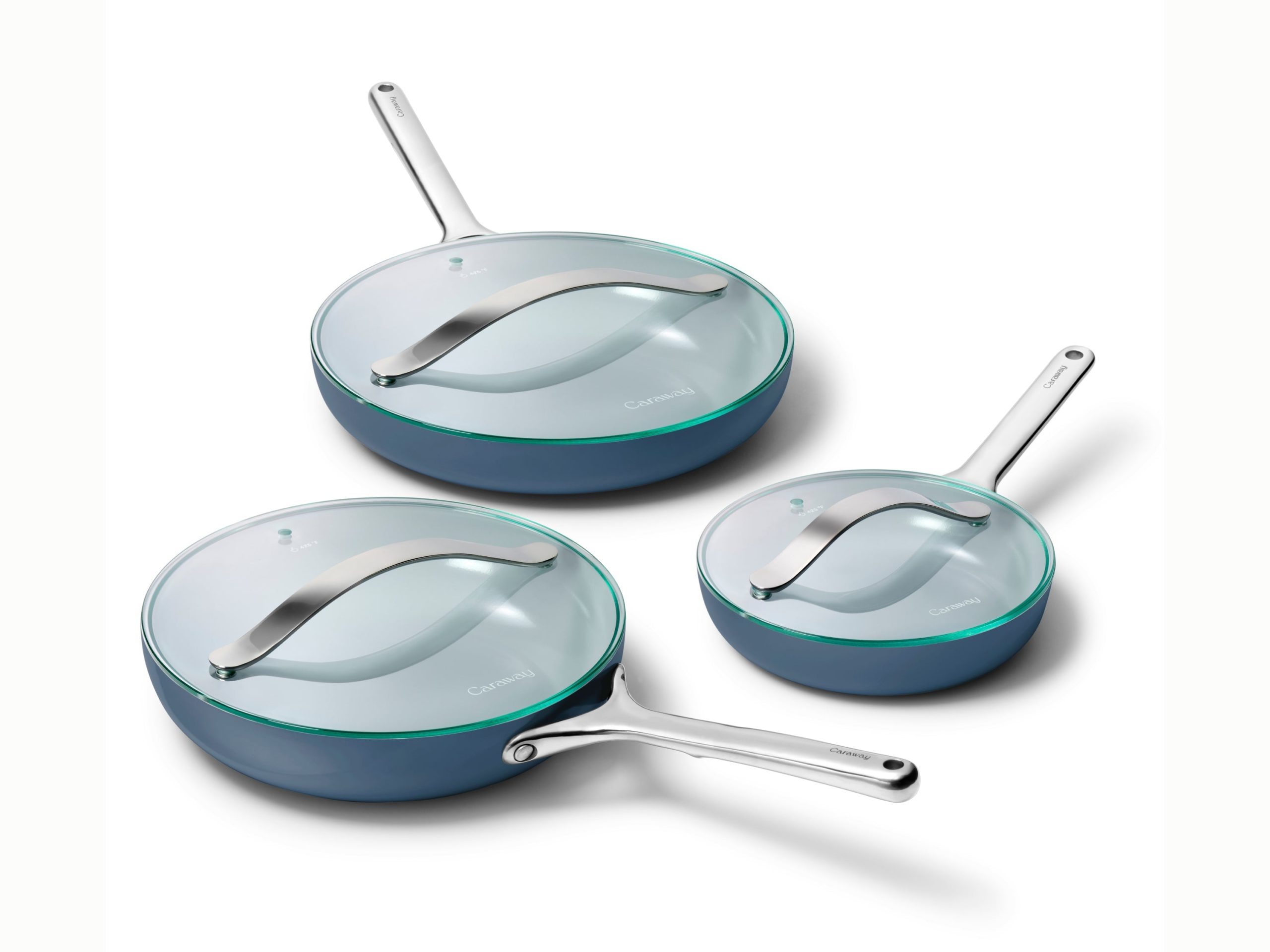 Fry Pan Trio with Glass Lids - Image 8