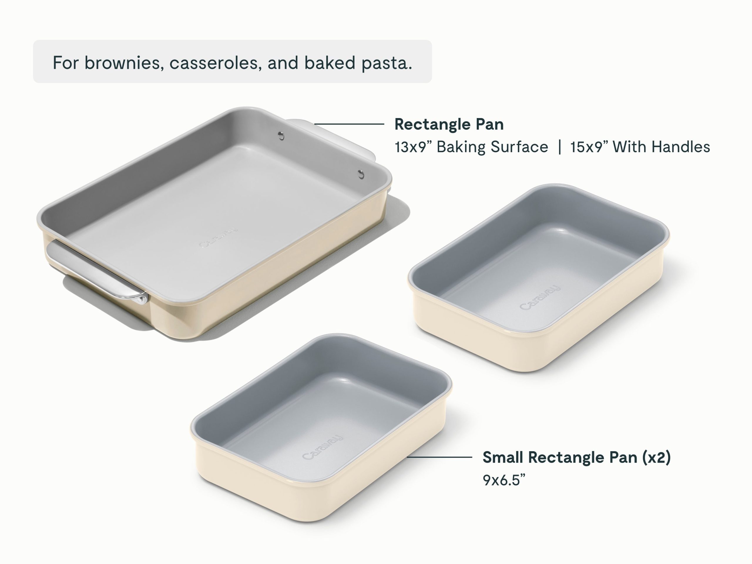 Rectangle Pan Trio - Image 2