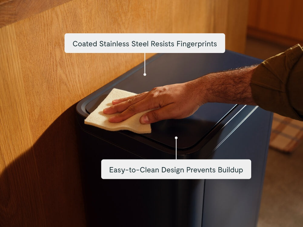 45L Slim Step Trash Can - Image 9